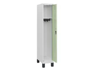 schoollocker,HxBxD 1630x300x500mm,1vak,vak B 300mm,cil.-slot,voeten - 1