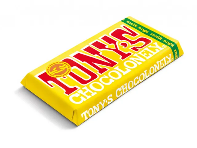 Chocolade Tony's Chocolonely reep 180gr melk noga