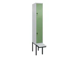 Dubbeldekse dekenkist,HxBxD 2120x300x815mm,1x2vak.,vak B 300mm