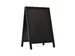 Krijtstoepbord Zwart 55x85 cm
