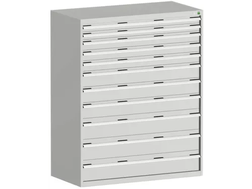 ladekast HxBxD 1600x1300x750mm 11laden zware lasten RAL7035
