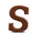 Chocoladeletter van Dijk melk S 40 gram
