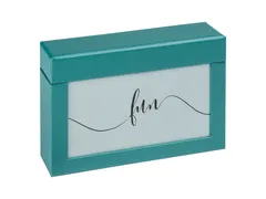 Fotobox walther design Fun 10x15cm 100 foto's petrol groen