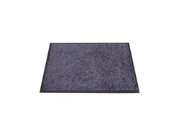 Schoonloopmat Binnen 40x60 Cm Wasbaar Grijs
