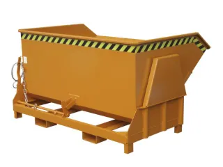 Kiepbak Hxbxd 1070x1950x1430mm 1.5m³ 322kg Draagverm. 3000kg Ral2000 - 2