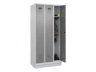 locker,HxBxD 1950x900x500mm,3vak,vak B 300mm,cil.-slot,sokkel - 1