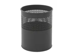 Half geperforeerde papierbak 10 Liter Zwart