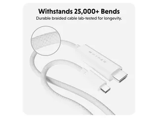 Hd6007Whgl Targus Usb-C naar Hdmi Kabel Hyper Drive 2.5m wit - 2