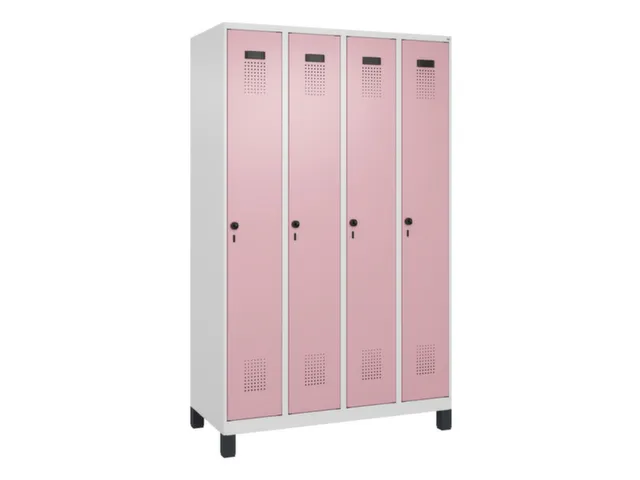 locker voor scheiding van kleding,HxBxD 1950x1200x500mm,4vak