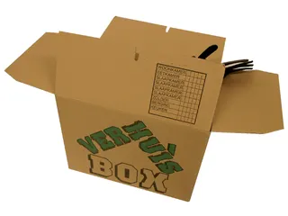 Verhuisdoos CleverPack bedrukt 480x320x360mm 5stuks - 1