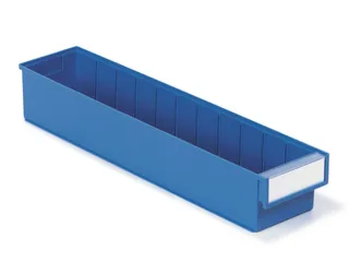 stellingbak,HxBxD 100x132x600mm,PP,blauw - 1
