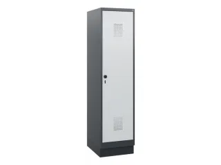 schoollocker,HxBxD 1630x400x500mm,1vak,vak B 400mm,draaigrendel,sokkel - 2