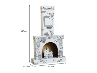 Kartonnen Openhaard XL Bankers Box Play inkleurbaar - 3