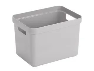 Sigma Home opbergbox 18L grijs - 35x24,6x24,3cm - 1