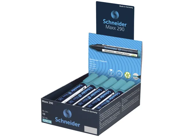 Boardmarker Schneider Maxx 290 ronde punt turquoise 2-3mm