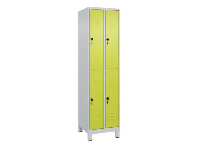 dubbeldekse locker,HxBxD 1950x500x500mm,2x2vak.,vak B 250mm