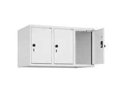 opzetkast,v. locker,3vak.,vak B 300mm,HxBxD 500x900x500mm,draaigrendel