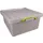 Recycled opbergdoos 31.5 Liter nestbaar grijs