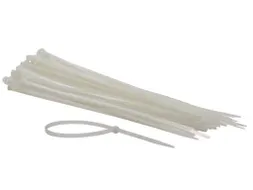 SET Met Nylon Kabelbinders - 4.8x300mm - WIT (100 ST.)