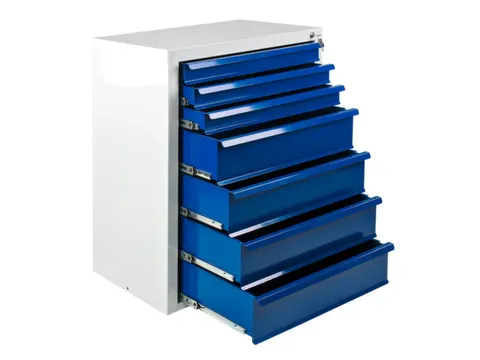 ladekast,HxBxD 900x700x435mm,7lade(n),volledig uittrekbaar