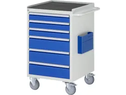 gereedschapswagen 975x580x650mm metaalblad 450kg 6 laden RAL5010