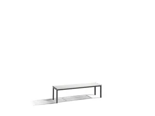 Omkleedbank L 1500Mm Pvc-Zitlatten Ral7021 - 1