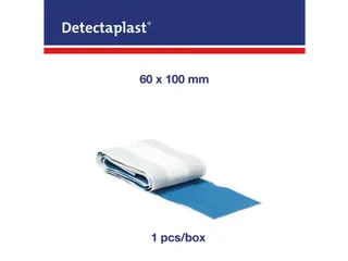Detectaplast 8188 Textielpleister Elastisch Blauw 6cm x 1 meter - 3