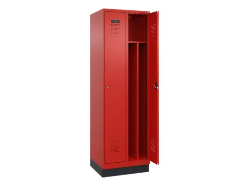 locker voor scheiding van kleding,HxBxD 1950x600x500mm,2vak