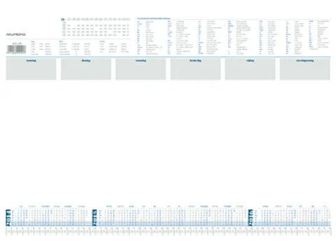 Bureaulegger Nederlandstalig 2024 40x60cm