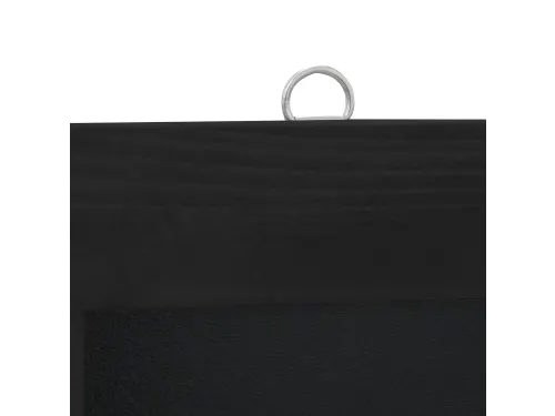 Europel Wandkrijtbord met Lijst 50 x 100 cm Zwart