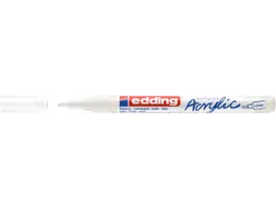 Acrylmarker edding e-5300 fijn verkeerswit