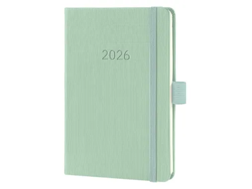 Weekagenda Conceptum A6 2026 (NL/FR/EN/DU) Mint Green Hardcover