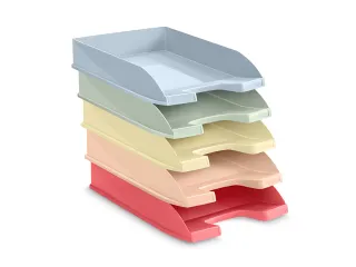 Brievenbakje A4 CEP First standaard plastic licht blauw - 2