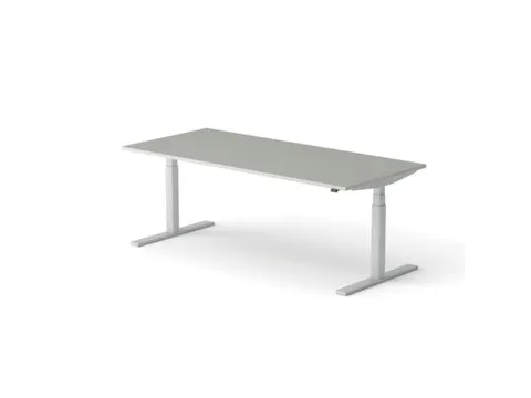 Elektrisch ihv bureau HxBxD 640-1300x2000x900mm blad grijs