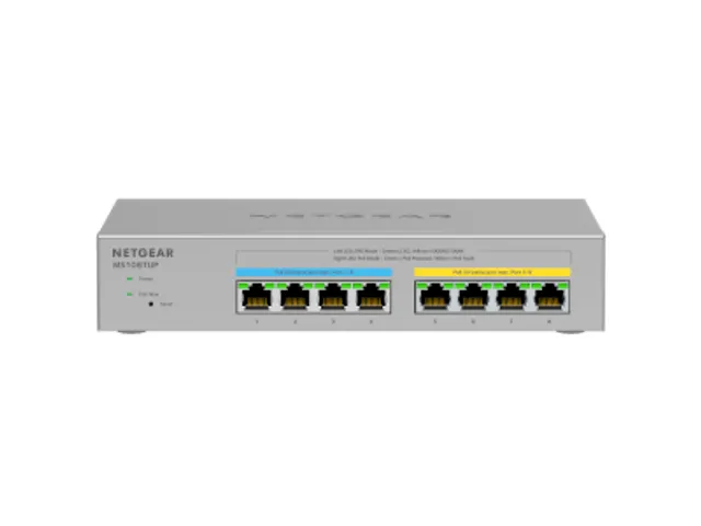 NETGEAR MS108TUP, Unmanaged, L2, 2.5G Ethernet (100/1000/2500), Power