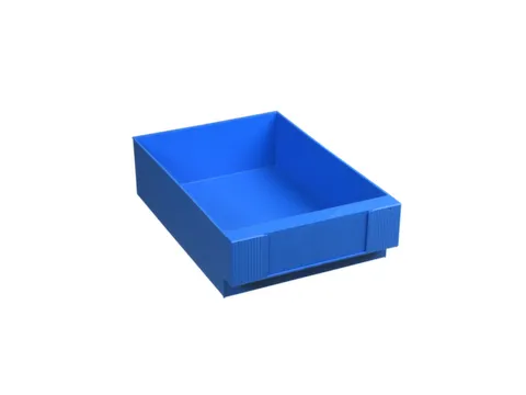 Lade Voor Combi-Ladensysteem Voor Behuizing 102x242x345mm Blauw