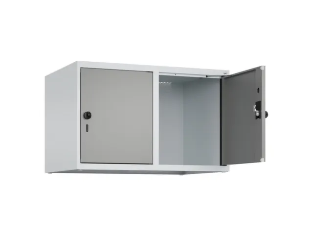 opzetkast,v. locker,2vak.,vak B 400mm,HxBxD 500x800x500mm,draaigrendel