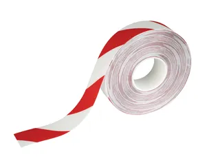 Vloermarkeringstape DURALINE 50mmx30m rood-wit - 1