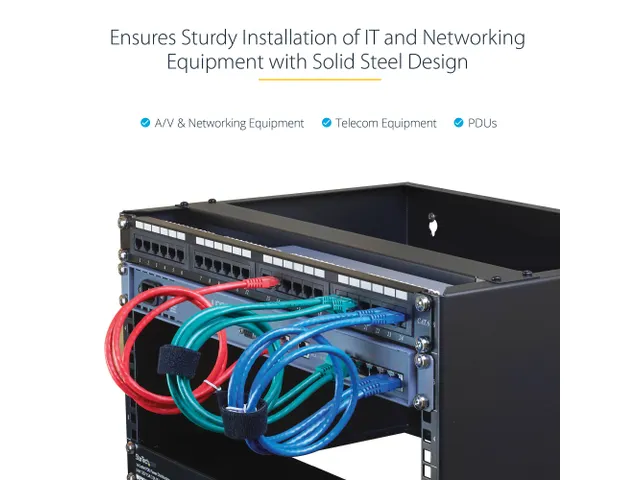 10U Wandmonteerbaar Netwerk Rack 19 inch Zwart