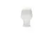 PP non woven haarnet wit 49cm 'clip cap' maat M 1000 Stuks