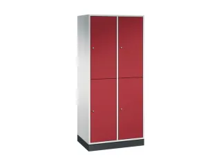 grootvolume garderobekast,RAL 7035/RAL 3003,HxBxD 1950x820x500mm - 2