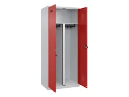 PBM-locker,HxBxD 1850x800x500mm,2vak,vak B 400mm,draaigrendel