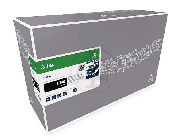 AS10330 Astar Lexmark 34016HE Optra E toner zwart rebuilt 6000pag chip