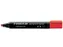 Viltstift Staedtler Lumocolor 350 permanent beitelpunt 2-5mm rood