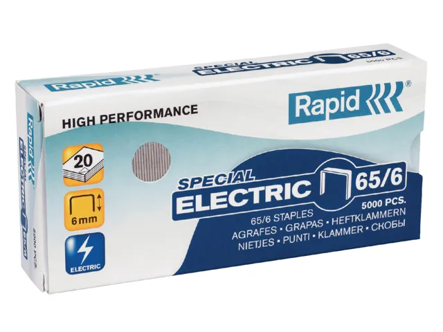 Nieten Rapid 65/6 gegalvaniseerd strong 5000 stuks