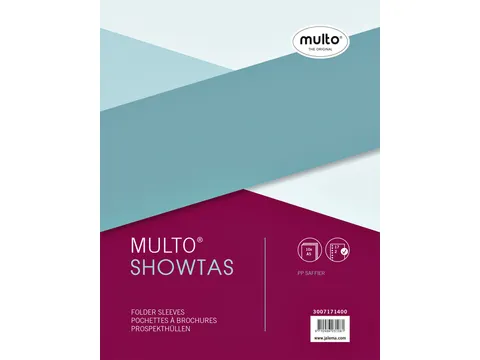 Showtas Multo A5 17-gaats PP 0.08mm nerf