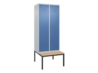 locker voor scheiding van kleding,HxBxD 2120x800x815mm,2vak - 1