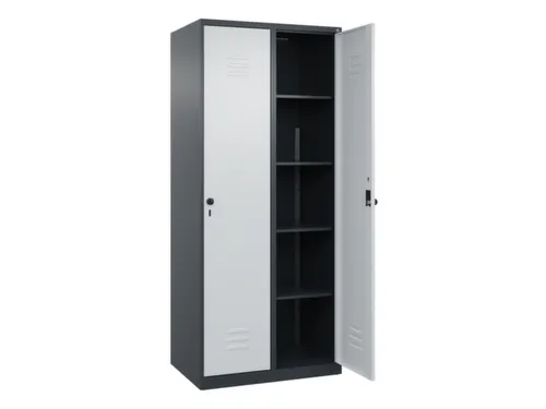 wasgoedverdeelkast,HxBxD 1850x800x500mm,vak B 400mm,draaigrendel