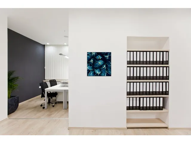 Wanddecoratie Textiel Set 40x40cm Cactus Blauw