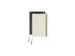 Carnet de notes Pure Croco A6 ligné 2 pces 80gramme 160pages noir et